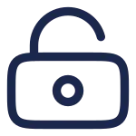 Lock Keyhole Unlocked SVG Icon